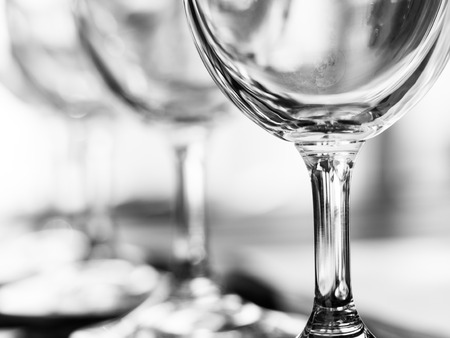 Wine glasses, close upの写真素材