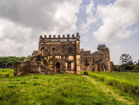 I's Castle in Gondar, Ethiopia.の写真素材