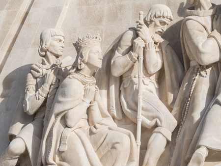 Monument to the Discoveries of the New World in Belem, Lisbon, Portugal.