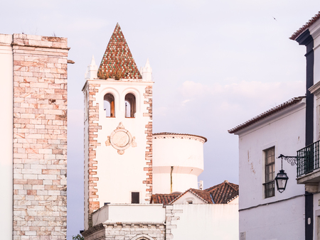 Tower of the Nosso Senhor dos Inocentes church in Estremoz, Evora district, Portugal.