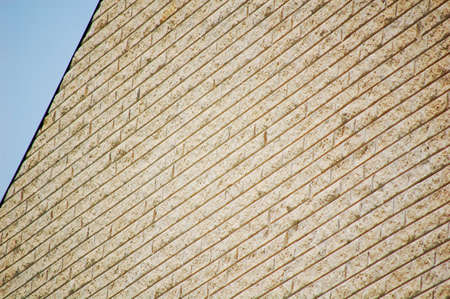 White brick wall background texture.