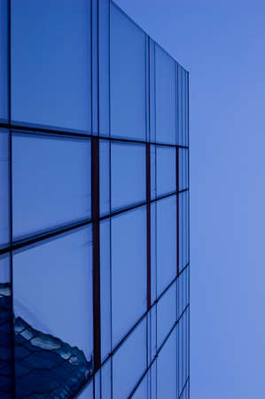 Architectural details of modern office building.の写真素材