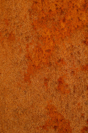 Detail of modern architecture corten building.