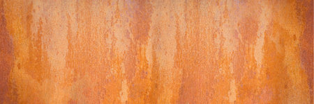 Detail of modern architecture corten building.