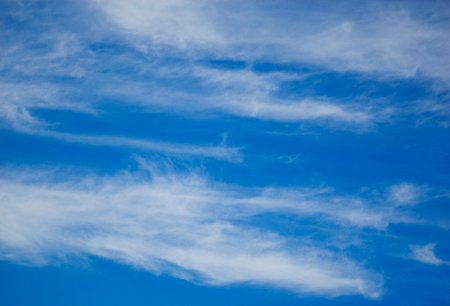Clouds on a blue sky.の写真素材