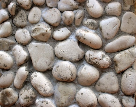 Smooth Stone Wall Horizontalの写真素材