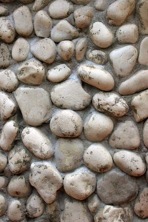 Smooth Stone Wall Backgroundの写真素材