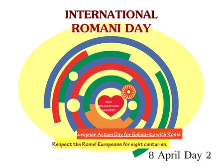 Vector Illustration of International Romani Dayのイラスト素材