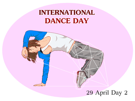 Vector Illustration of International Dance Dayのイラスト素材
