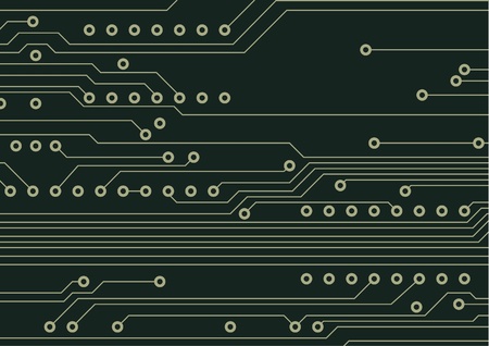 Fragment of circuit board, technologic backgroundのイラスト素材