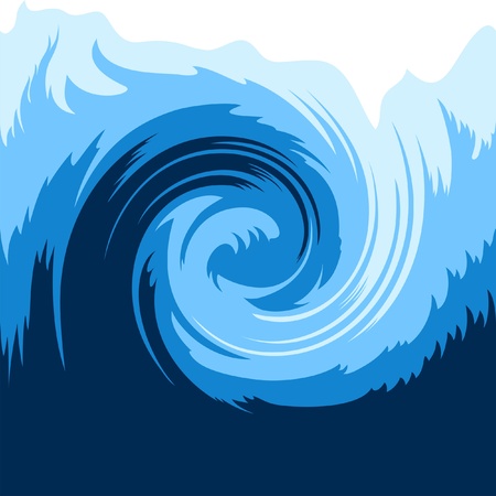 Ocean wave seamless backgroundのイラスト素材