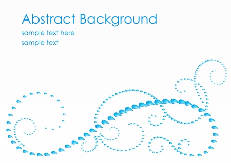 Abstract water pattern on whiteのイラスト素材