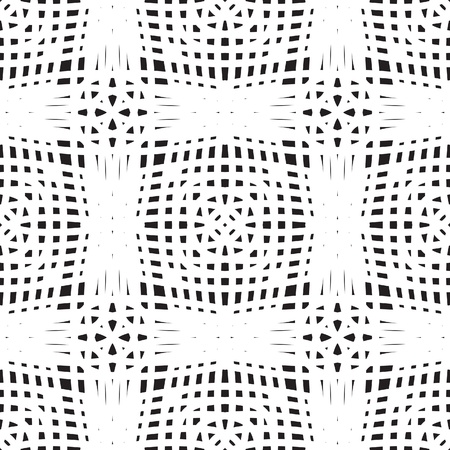 Crochet texture, white seamless patternのイラスト素材