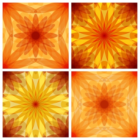 Set of crystal seamless patternsのイラスト素材