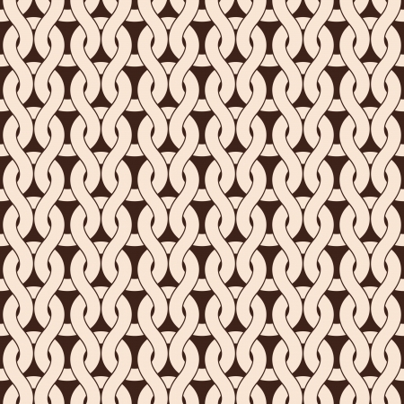 Knitted seamless pattern in natural colorのイラスト素材