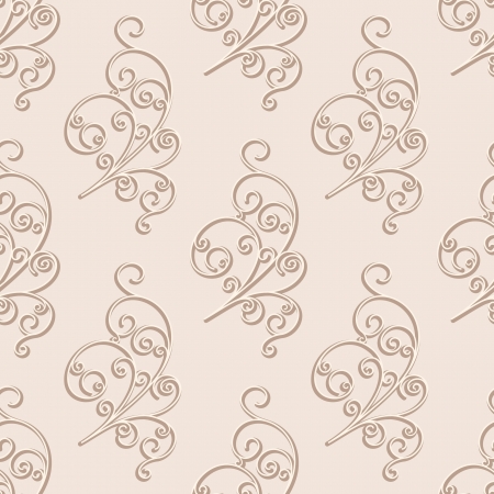 Abstract floral seamless patternのイラスト素材