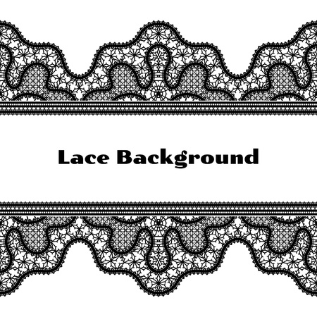 Black lace backgroundのイラスト素材