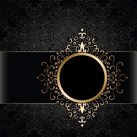Vintage gold backgroundのイラスト素材