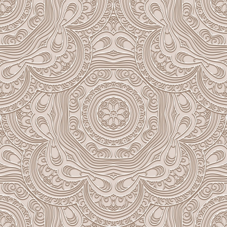 Abstract beige seamless patternのイラスト素材