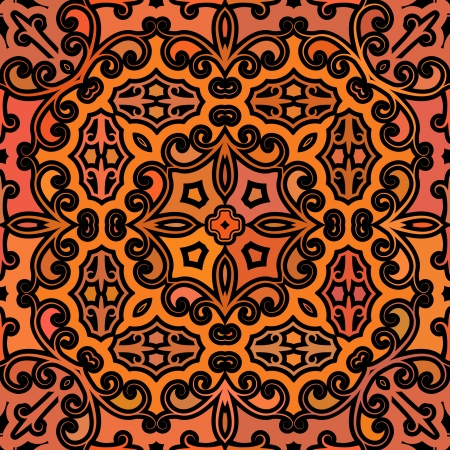 Seamless pattern in ethnic styleのイラスト素材