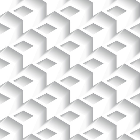 Cutout paper texture, abstract geometric background, seamless patternのイラスト素材
