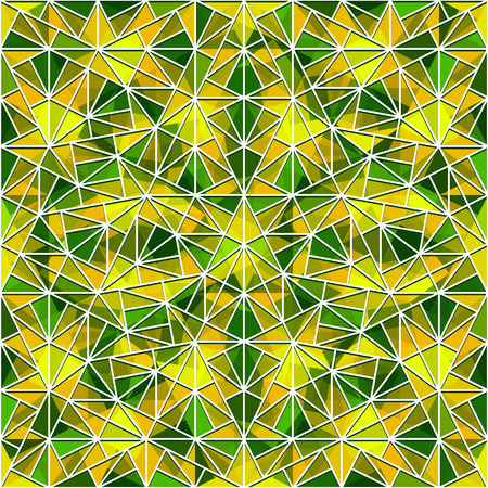 Abstract mosaic ornament, seamless geometric patternのイラスト素材