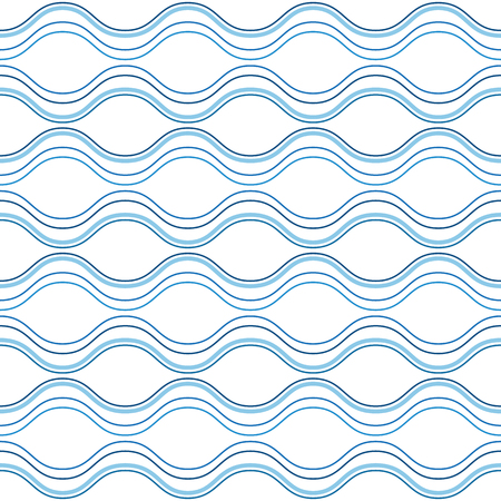Abstract wavy lines background, seamless patternのイラスト素材