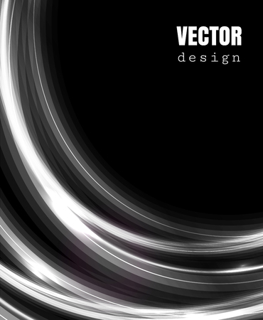 Abstract rectangle background with metal glow, black and white banner templateのイラスト素材