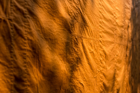 robe for bhikku in buddhism religionの写真素材