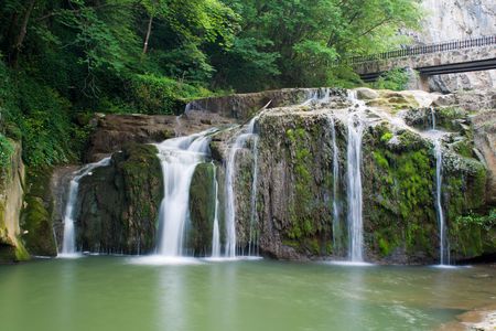 Beautiful Bulgarian waterfallの写真素材