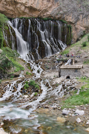 Capuzbasi Waterfall. Kayseri, Turkeyのeditorial素材