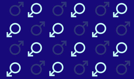 Royal backdrop with the male symbol arrange in a diagonal pattern. の写真素材