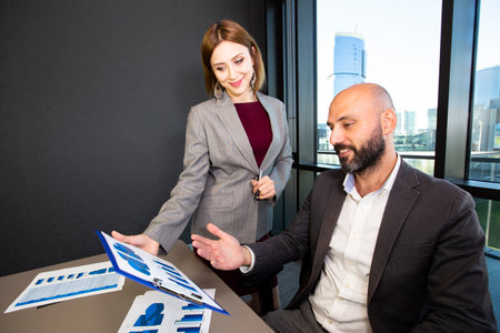 Business persons on meeting in the office.