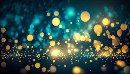 Abstract bokeh light background.