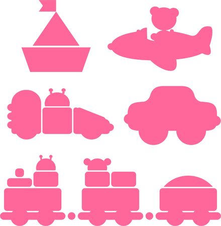 Baby Newborn Vector Digital Clipart 2のイラスト素材