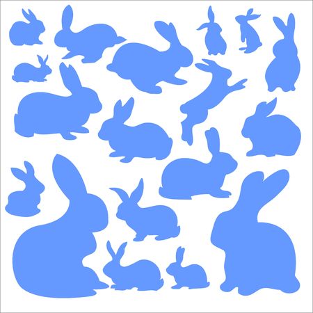 Rabbits Easter Clip artのイラスト素材