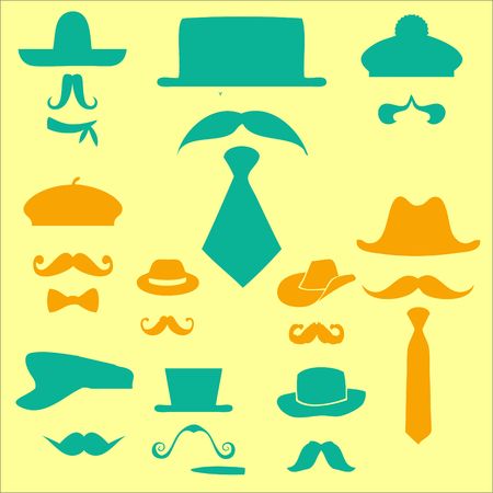 Mustaches Clip artのイラスト素材