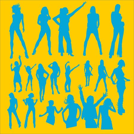 Dance Vector Digital Clipart 5のイラスト素材
