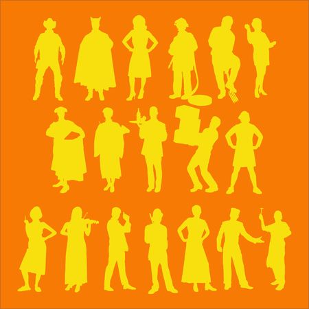 People Vector Digital Clipart 3のイラスト素材