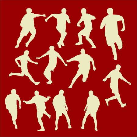 Soccer Vector Digital Clipartのイラスト素材