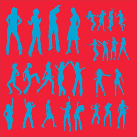 Dance Vector Digital Clipart 4のイラスト素材