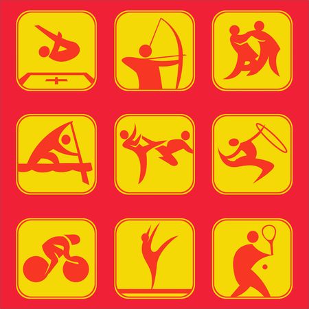 Sport Icon Vector Digital Clipart 2のイラスト素材