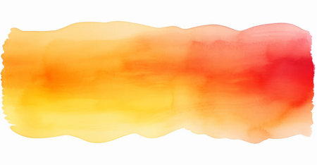 Colorful watercolor stain isolated on a white background. High quality photoの素材