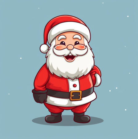 Collection of Christmas Santa Claus illustrationの素材