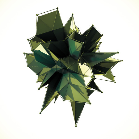 3d render structure crystal illustrationの写真素材