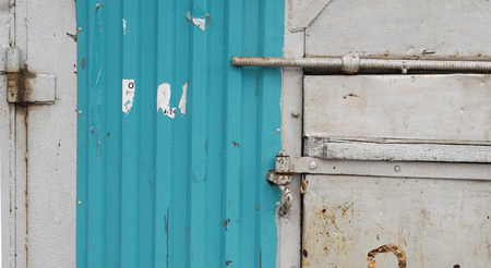 metallic rust texture horizontal photoの写真素材