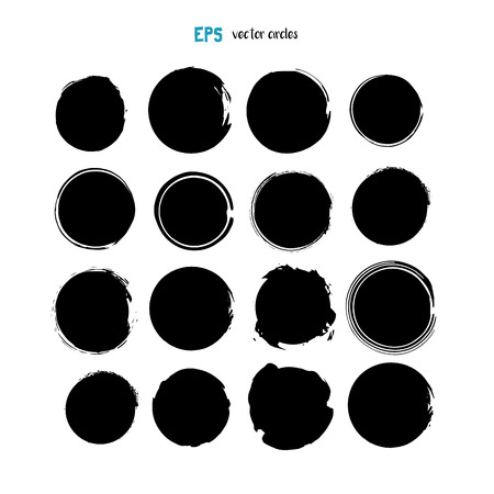vector brush stroke collection setの写真素材