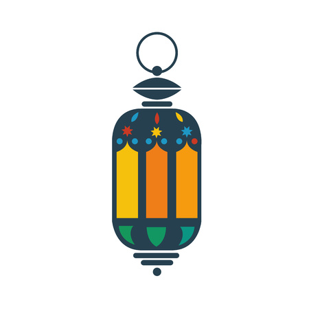 Vector set of arabic lanternsのイラスト素材