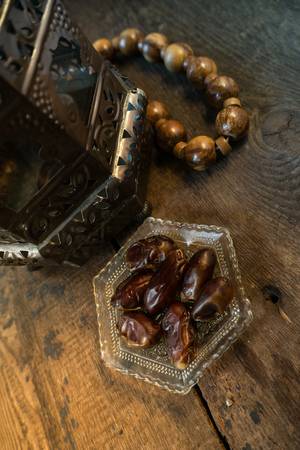 Ramadan traditional islam photo background. With filter effects and grain.の写真素材