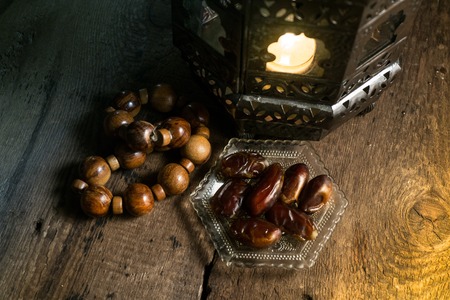 Ramadan traditional islam photo background. With filter effects and grain.の写真素材